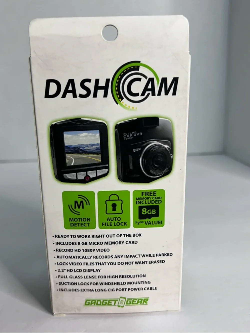 Gadget‎ Gear 1080p HD MicroSD Video Recorder Dash Cam - NEW